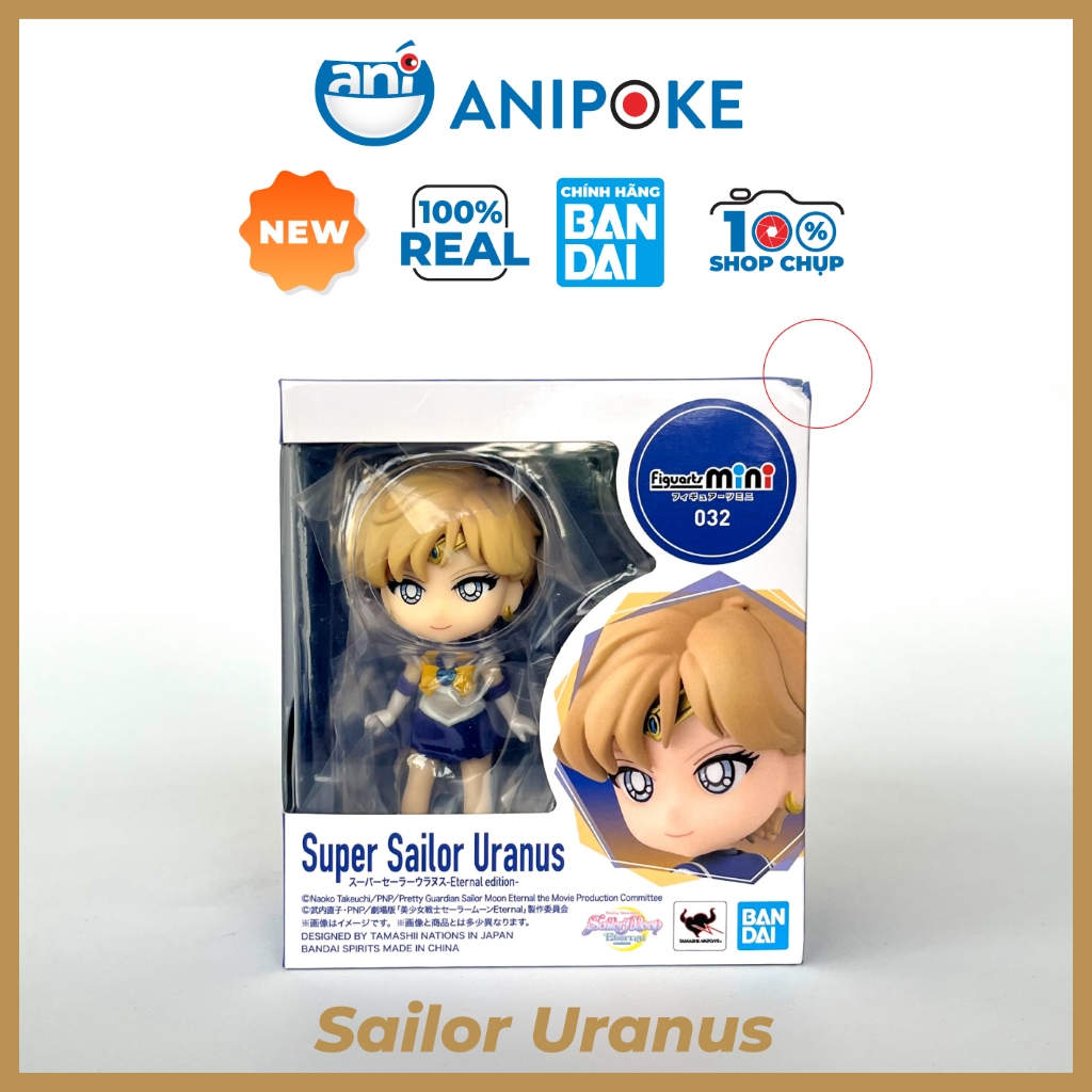 Mô hình Figuarts Mini Super Sailor Uranus - Neptune Thủy thủ sao Thiên Vương - sao Hải Vương Chính hãng Bandai