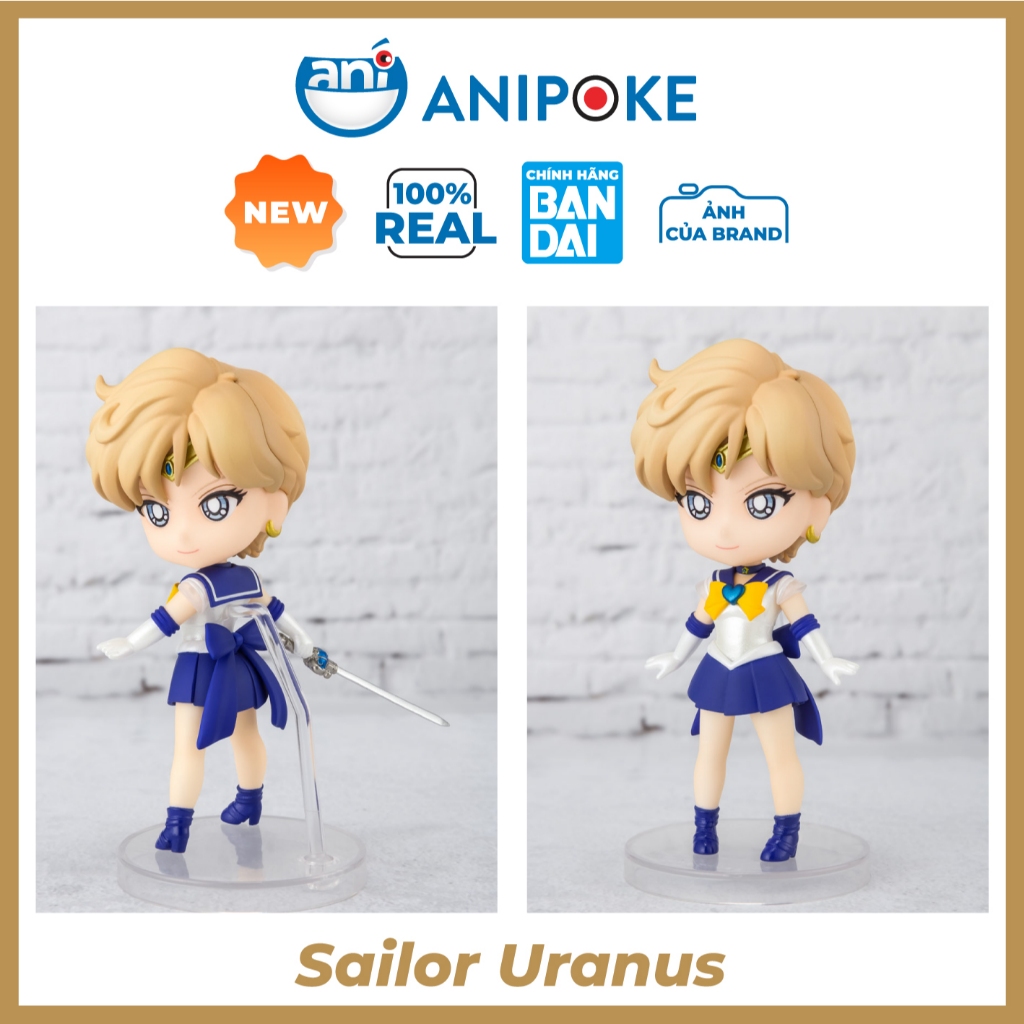 Mô hình Figuarts Mini Super Sailor Uranus - Neptune Thủy thủ sao Thiên Vương - sao Hải Vương Chính hãng Bandai