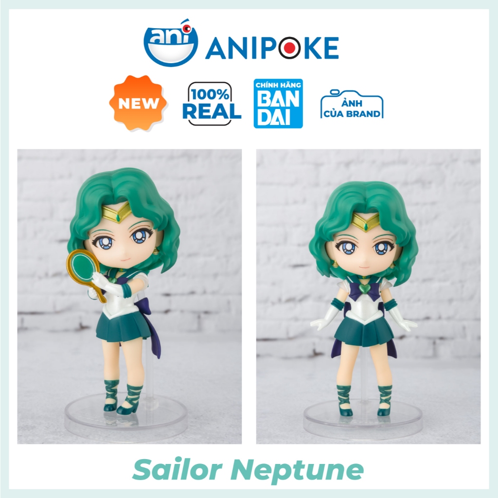 Mô hình Figuarts Mini Super Sailor Uranus - Neptune Thủy thủ sao Thiên Vương - sao Hải Vương Chính hãng Bandai