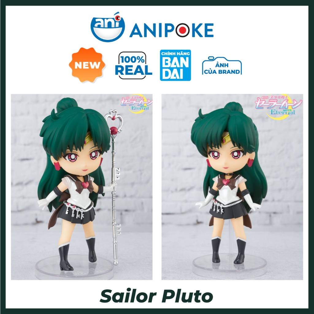 Mô hình Figuarts Mini Super Sailor Pluto - Saturn thủy thủ sao Diêm Vương - sao Thổ Chính hãng Bandai Anipoke