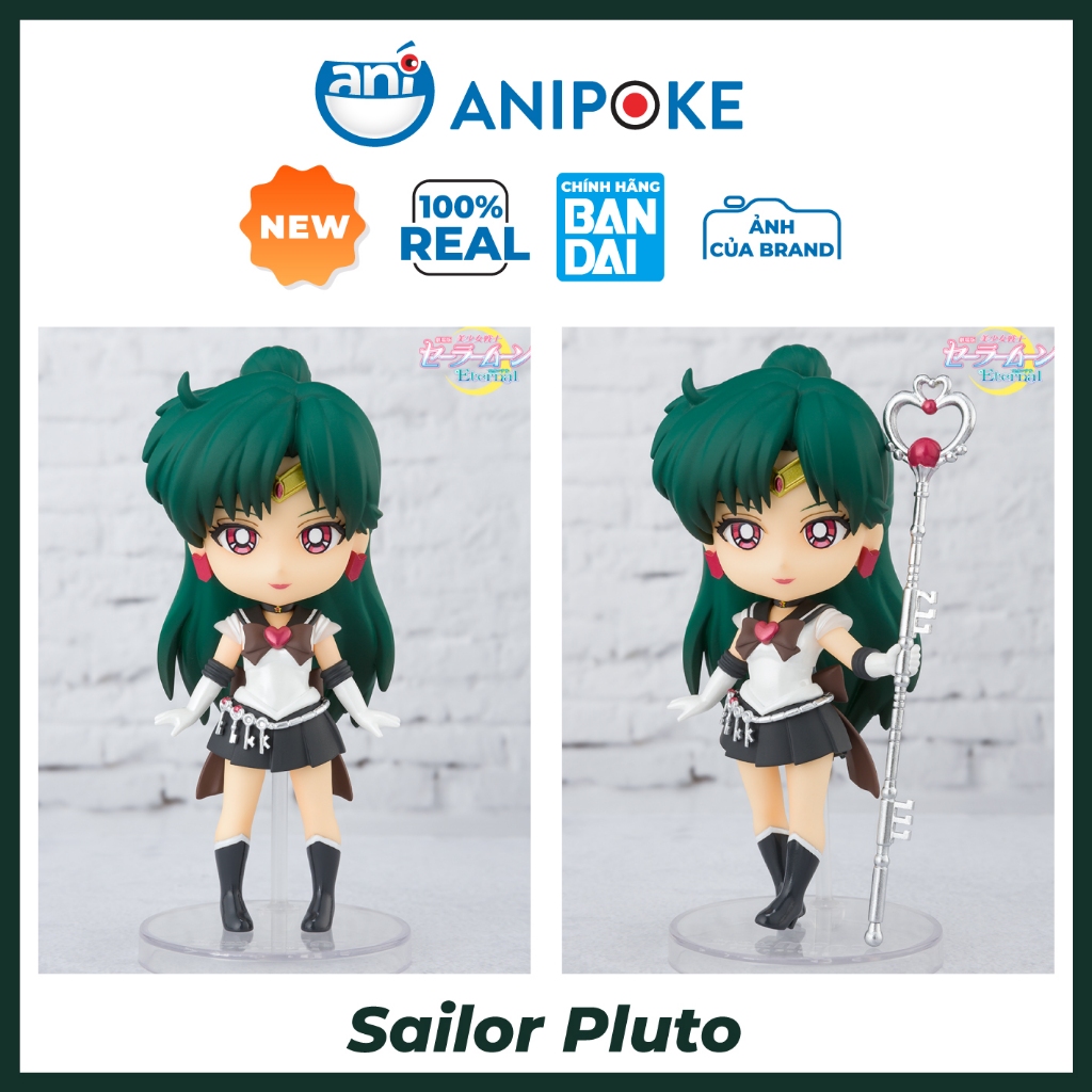 Mô hình Figuarts Mini Super Sailor Pluto - Saturn thủy thủ sao Diêm Vương - sao Thổ Chính hãng Bandai Anipoke