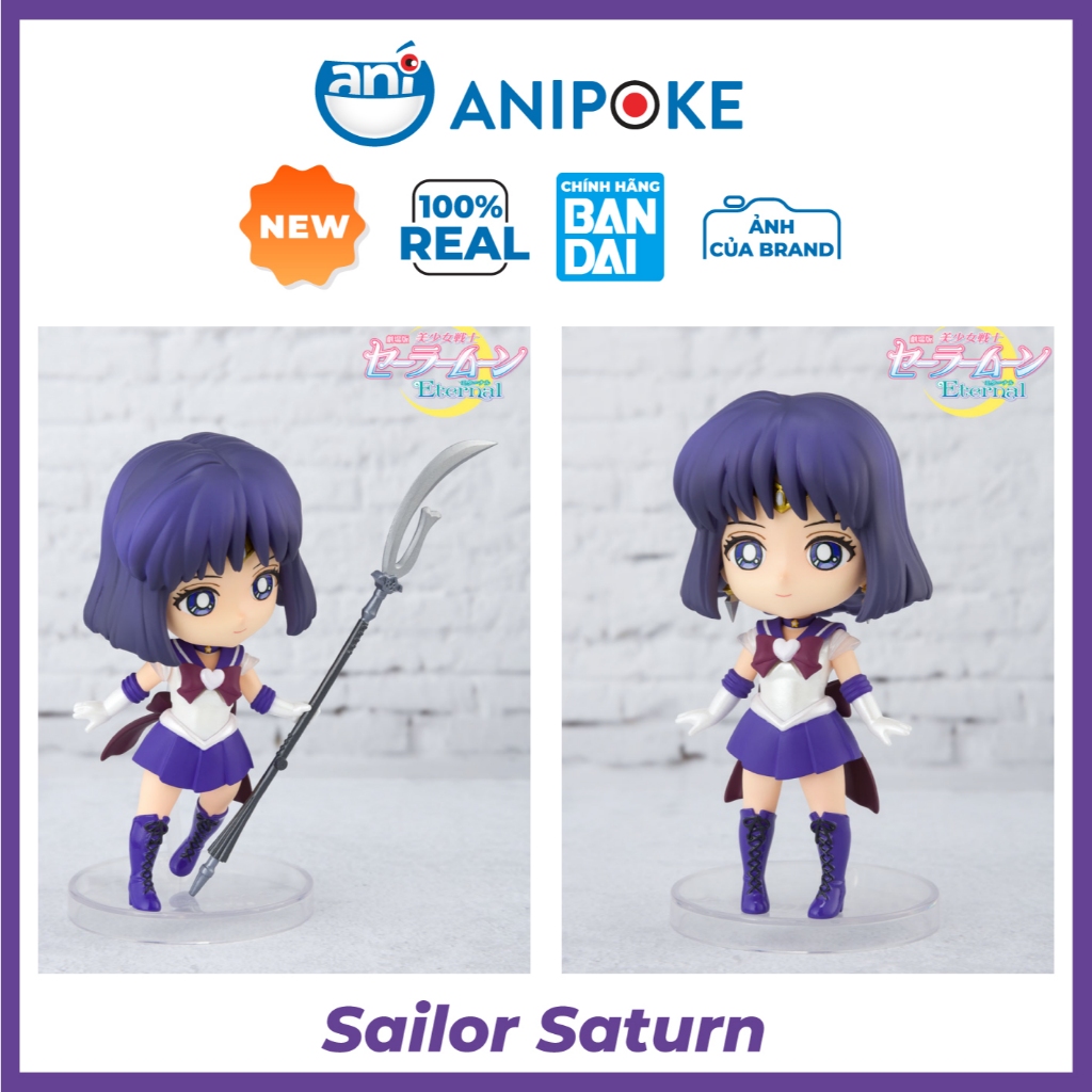 Mô hình Figuarts Mini Super Sailor Pluto - Saturn thủy thủ sao Diêm Vương - sao Thổ Chính hãng Bandai Anipoke