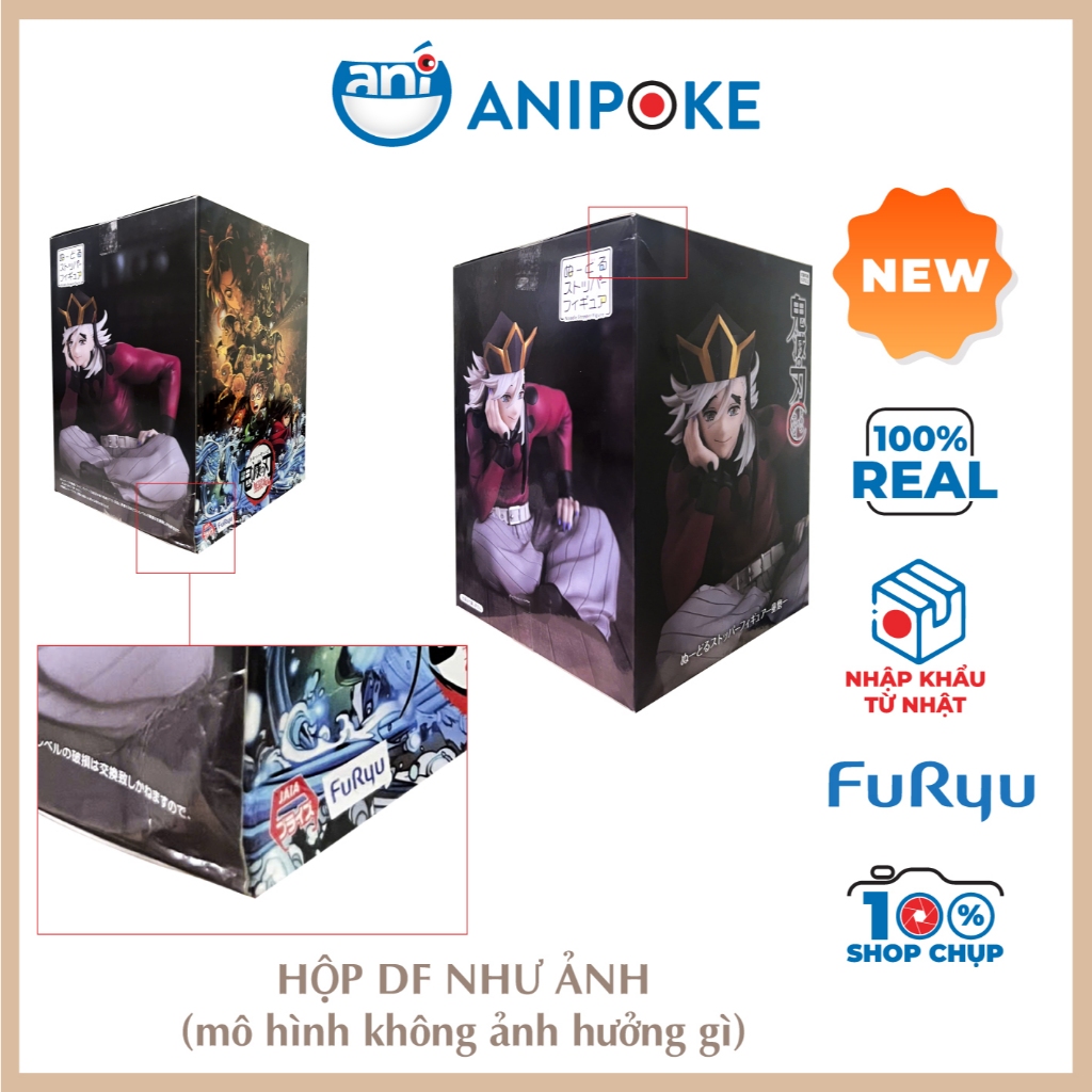HÀNG SẴN - SHIP NGAY  Mô hình Thượng Nhị Douma Kimetsu no yaiba noodle stopper figure, Chính hãng Furyu Nhật Bản