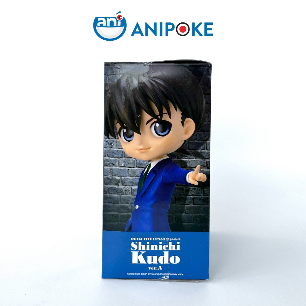 Mô hình Shinichi Q posket A Thám Tử Lừng Danh Conan Detective chính hãng Bandai Anipoke