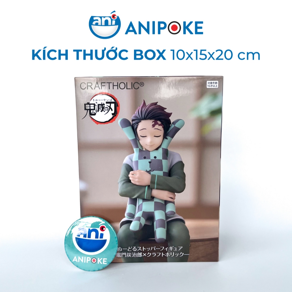 Mô hình Tanjiro X Craftholix hợp tác Round 1 - Noodle Stoper  Chính hãng Furyu  - Nhật Anipoke f55-13