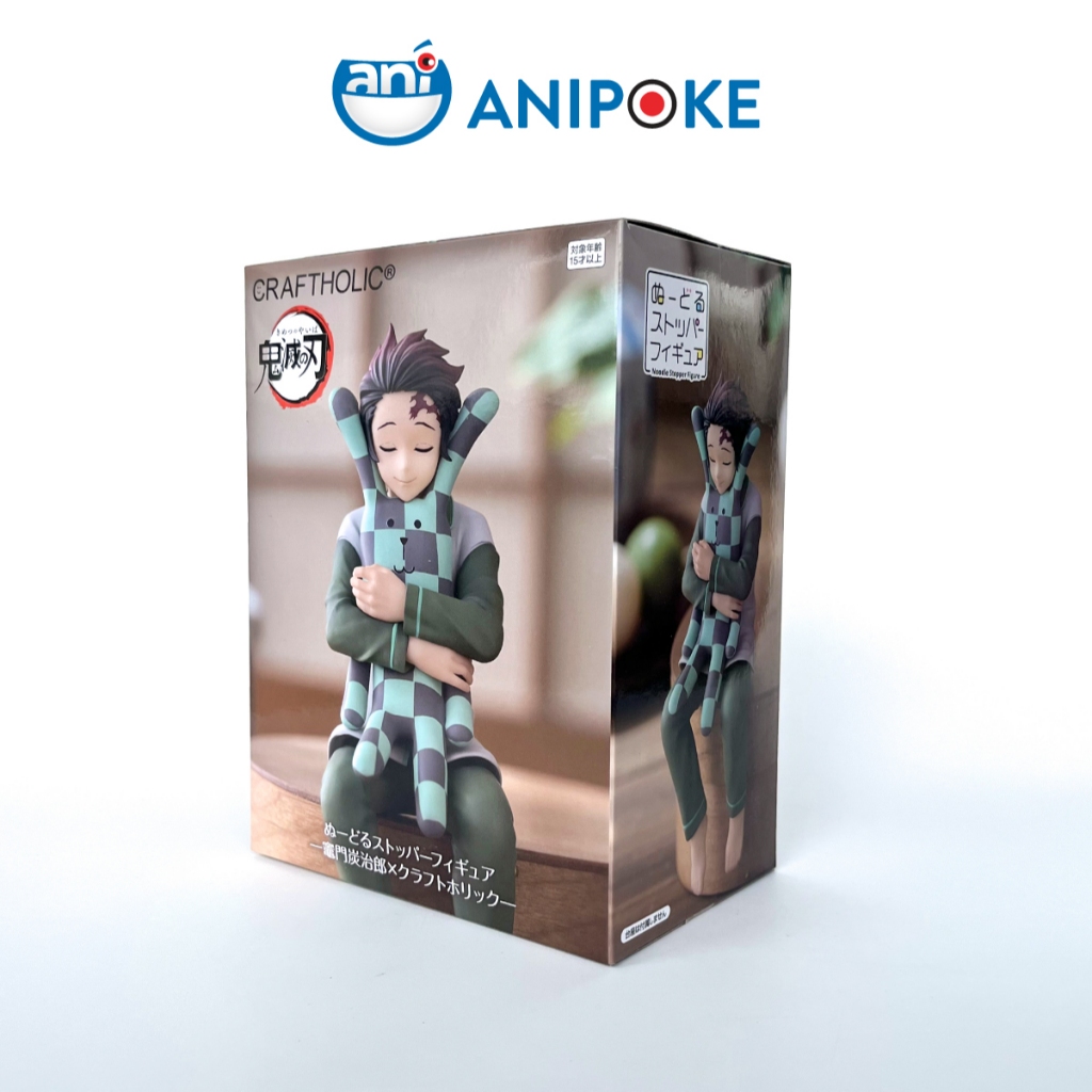 Mô hình Tanjiro X Craftholix hợp tác Round 1 - Noodle Stoper  Chính hãng Furyu  - Nhật Anipoke f55-13