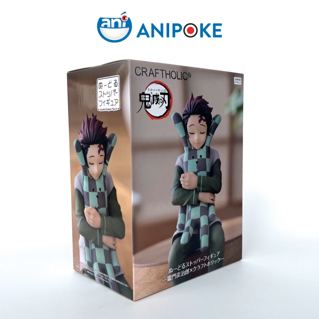 Mô hình Tanjiro X Craftholix hợp tác Round 1 - Noodle Stoper  Chính hãng Furyu  - Nhật Anipoke f55-13