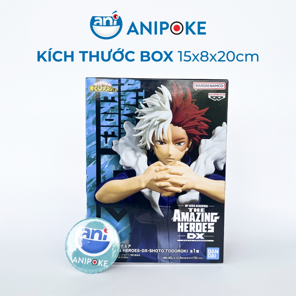 Mô hình Shoto The Amazing heroes DX MHA Học Viện Anh Hùng chính hãng Bandai F12-13