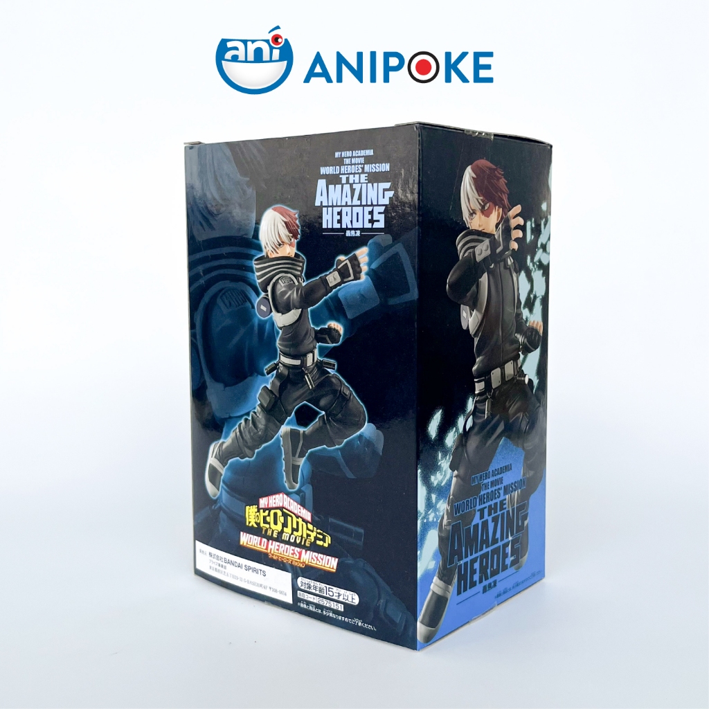 Mô hình Shoto The movie world heroes mission MHA Học Viện Anh Hùng chính hãng Bandai F12-14