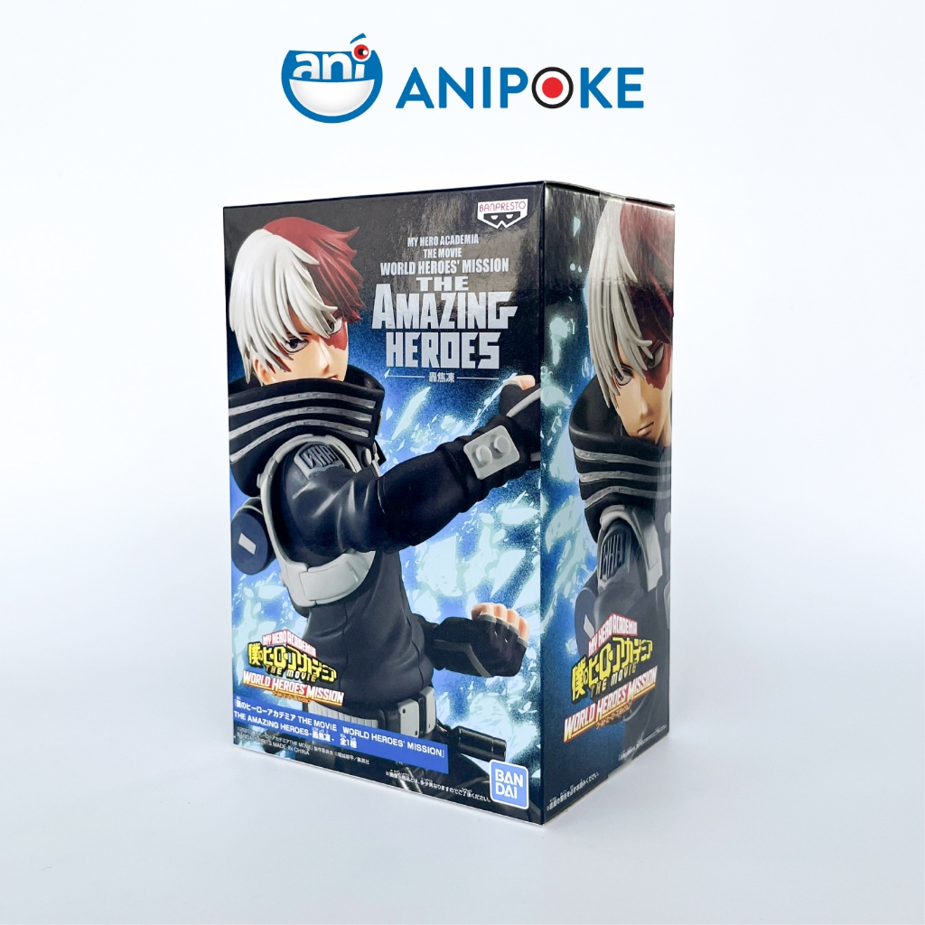 Mô hình Shoto The movie world heroes mission MHA Học Viện Anh Hùng chính hãng Bandai F12-14