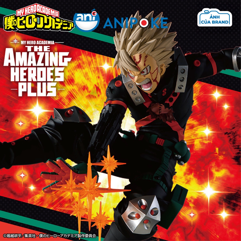 Mô hình Katsuki Bakugo vol III Amazing Hero Plus MHA Học Viện Anh Hùng chính hãng Bandai F12-15