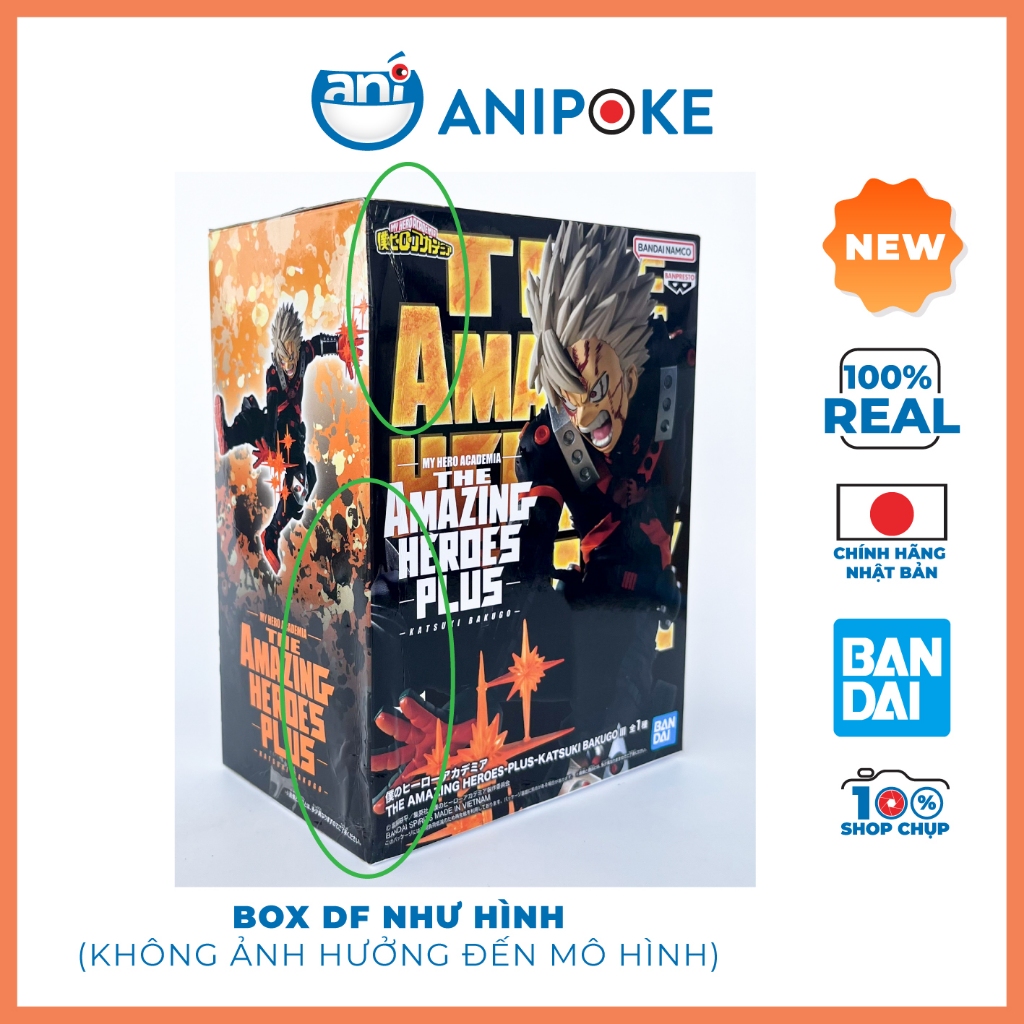 Mô hình Katsuki Bakugo vol III Amazing Hero Plus MHA Học Viện Anh Hùng chính hãng Bandai F12-15