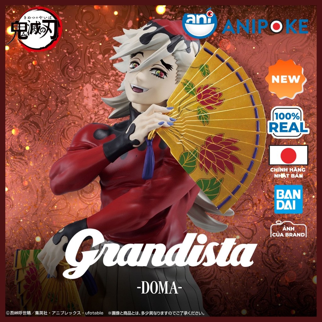 Mô hình Thượng Nhị Douma grandista - Kimetsu No Yaiba - Vô hạn Thành- chính hãng Bandai Nhật Anipoke
