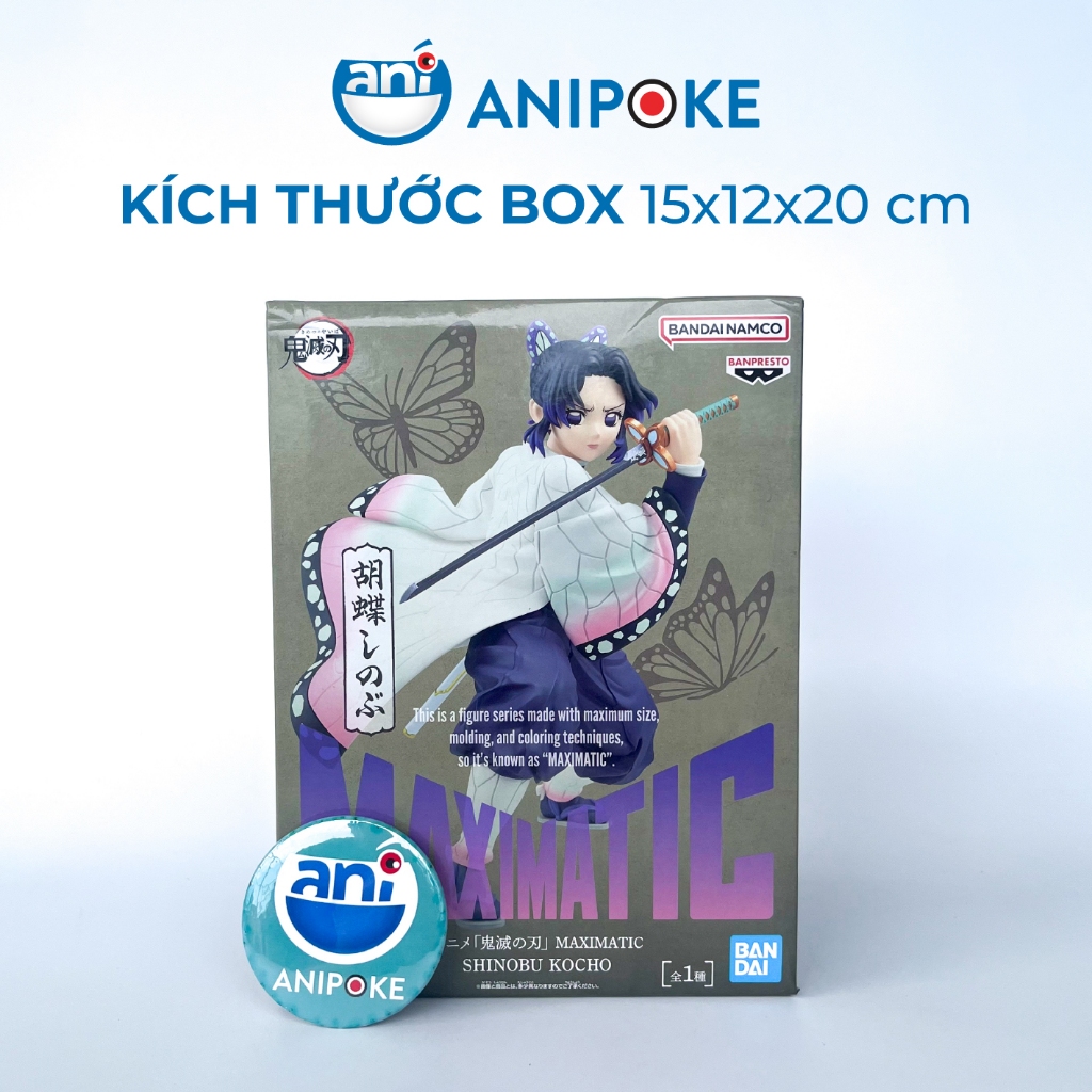 Mô hình Trùng trụ Shinobu Maximatic - vô hạn thành -kimetsu no yaiba chính hãng Bandai - Nhật Anipoke f53-11