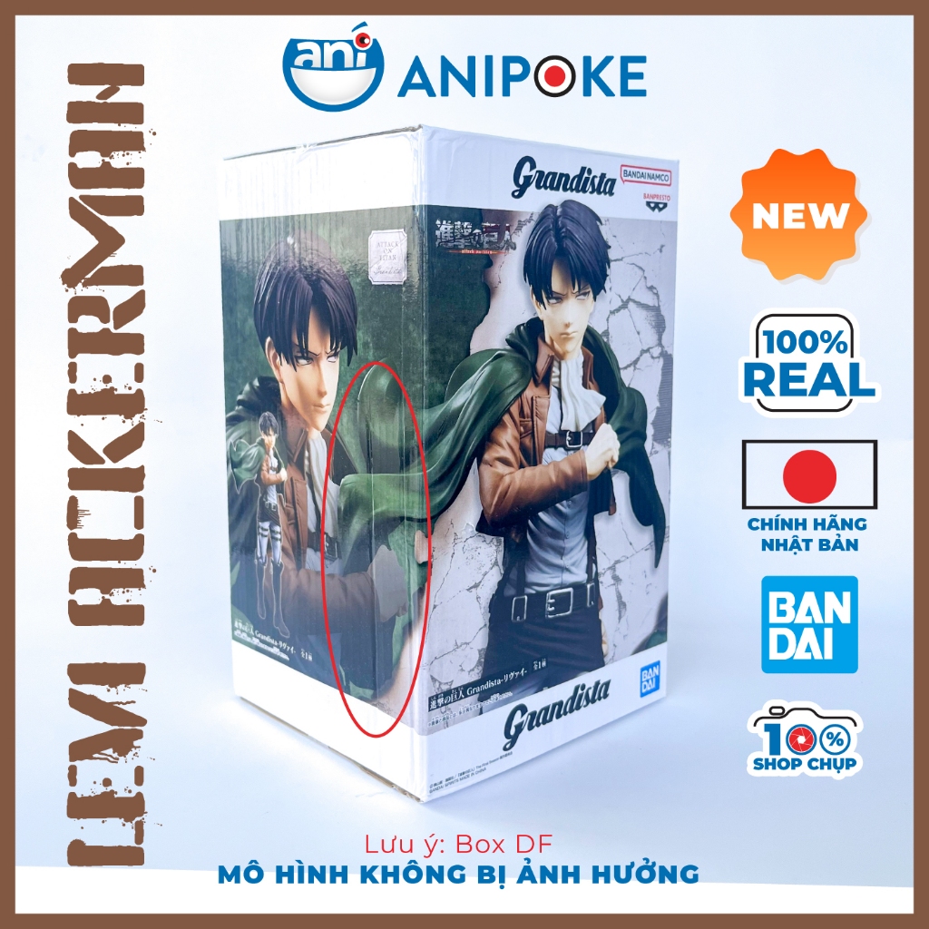 Mô hình Levi - Eren Grandista Attack on Titan Đại Chiến Người khổng lồ Chính hãng Bandai - Nhật - Anipoke