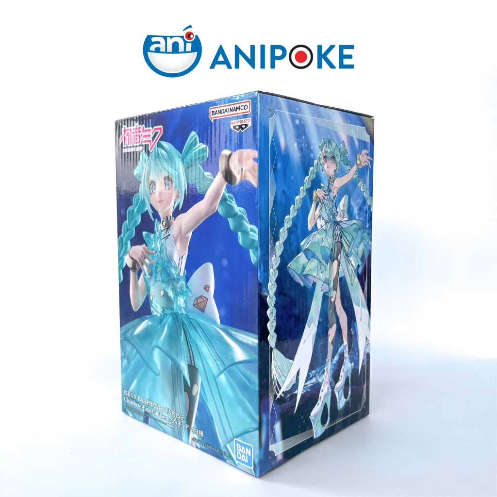 Mô hình HATSUNE MIKU - EMERALD GEM: VẺ ĐẸP CỦA VIÊN NGỌC LỤC BẢO Chính hãng Bandai - Anipoke