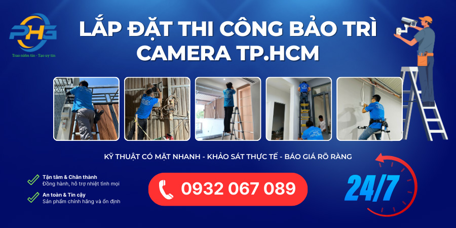 Dịch Vụ Lắp Đặt Thi Công Bảo Trì Camera Quận 12