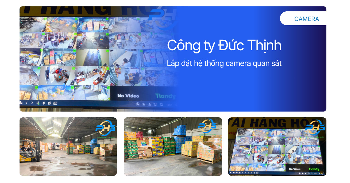 Lắp đặt hệ thống camera quan sát Công ty Đức Thịnh