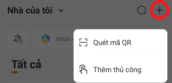 Thêm thiết bị camera Imou vào ứng dụng