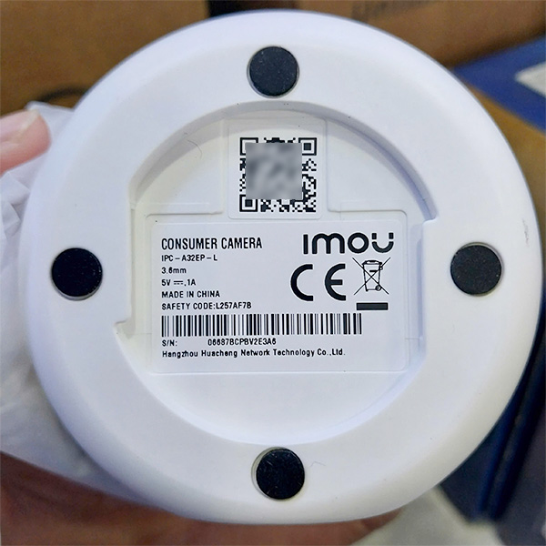 quét mã QR đáy camera Imou