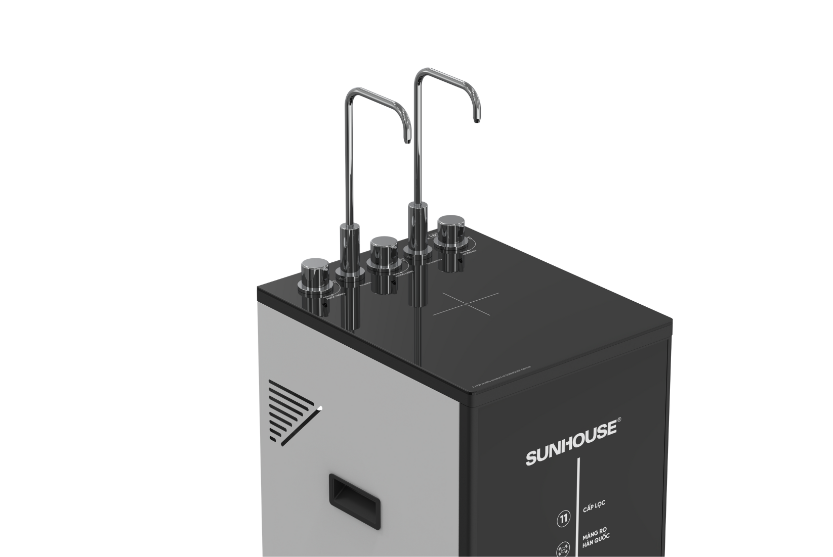 Máy Lọc Nước RO Nóng Nguội Lạnh Hydrogen Sunhouse UltraPURE 11 Lõi SHA76226L
