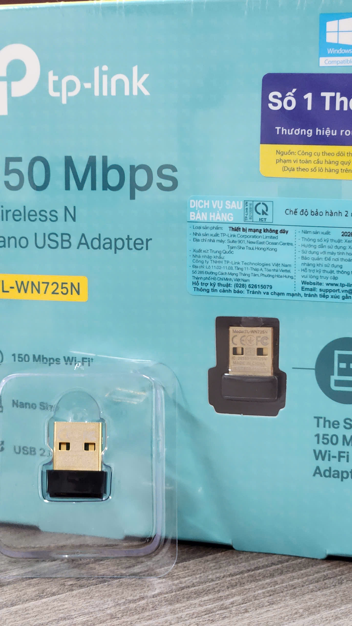 USB Thu Sóng Wifi Nano TP-Link TL-WN725N