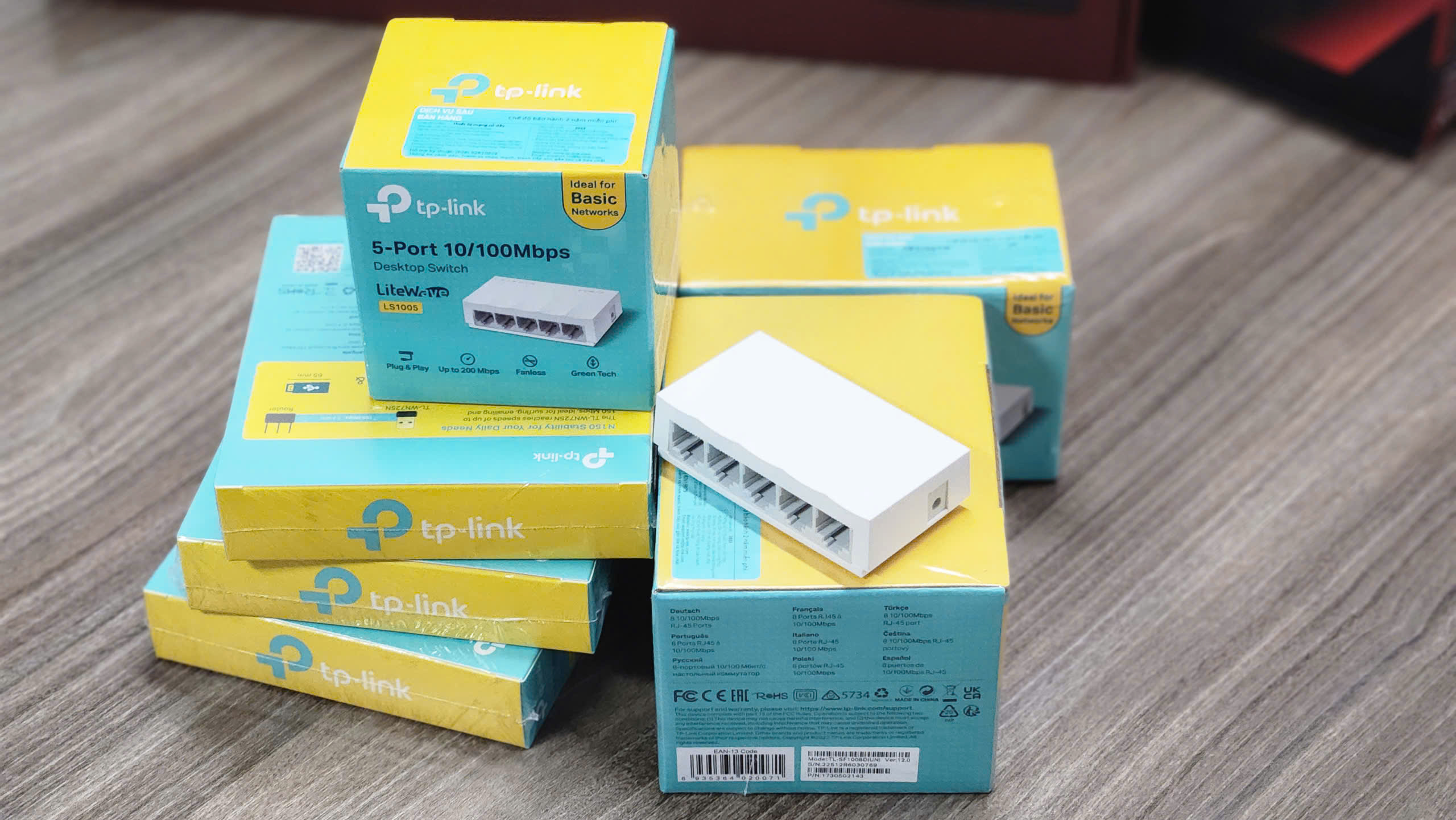 Bộ chia mạng để bàn 5 cổng 10/100Mbps TP-Link LiteWave LS1005