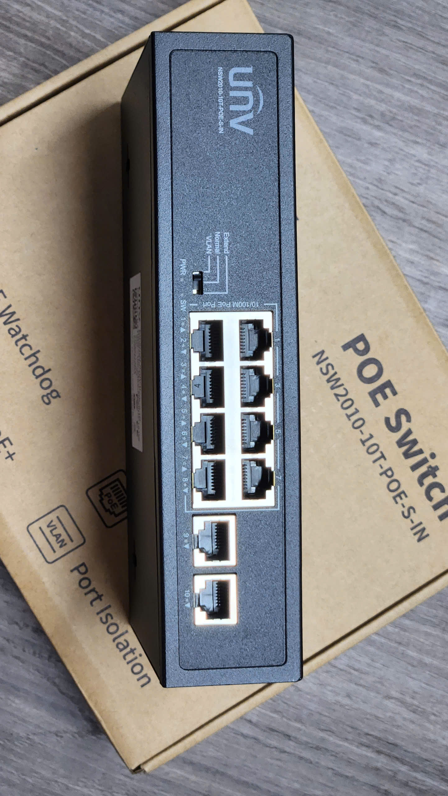 Switch PoE Uniview NSW2010-10T-POE-S-IN