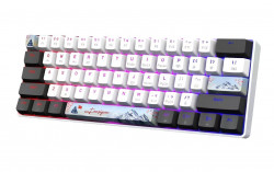 Bàn phím cơ EDRA EK361W - SNOW (GRAY + WHITE)