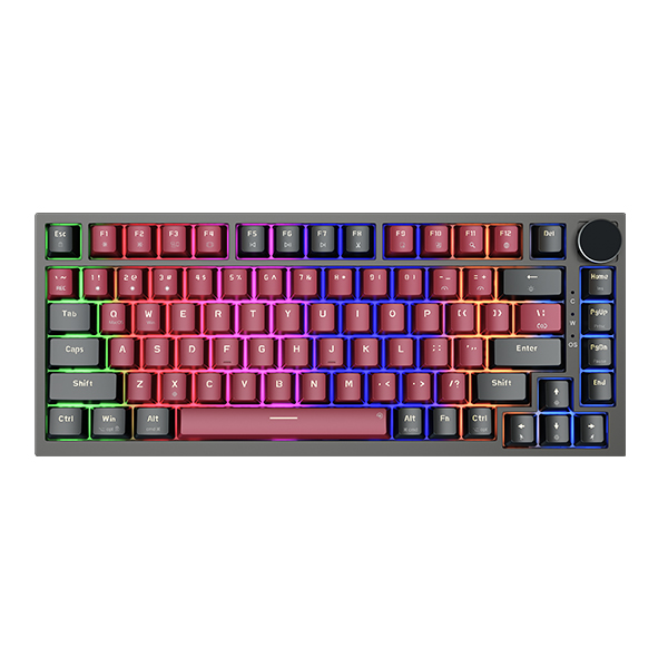 Bàn phím chơi game cơ EDRA EK375 - Beta (Black + Red)