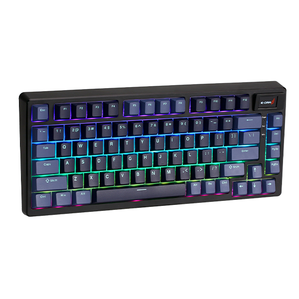 Bàn phím cơ chơi game EDRA EK375PRO - Alpha (Navy + Blue)