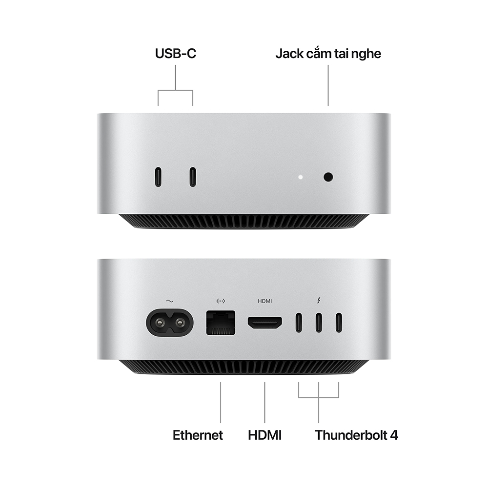 Mac mini M4 2024 10CPU 10GPU 16GB 256GB | Chính hãng Apple Việt Nam