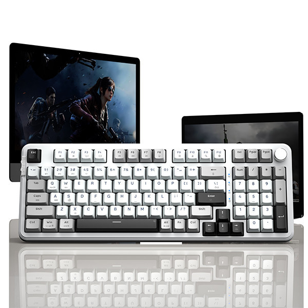 Bàn phím cơ chơi game EDRA EK398W - Black