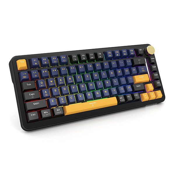 Bàn phím cơ chơi game EDRA EK375W Black