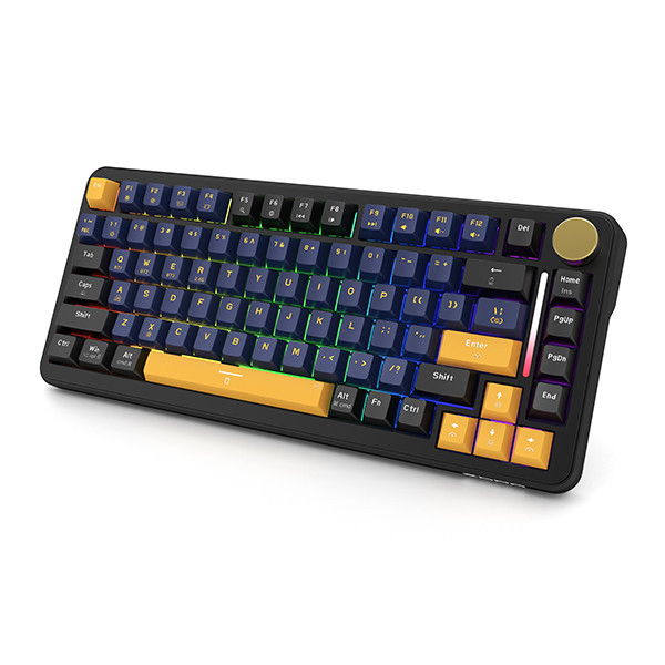 Bàn phím cơ chơi game EDRA EK375W Black