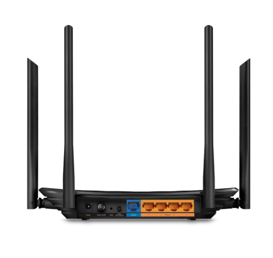 Bộ phát wifi TP-Link Archer C6 V2 (Chuẩn AC/ AC1200Mbps/ 4 Ăng-ten ngoài/ 35 User)