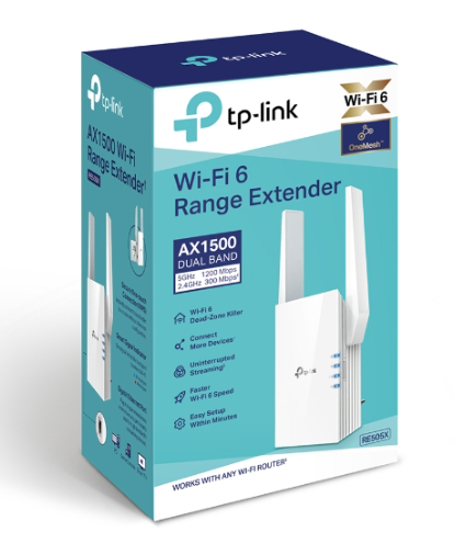Bộ Mở Rộng Sóng Wi-Fi Mesh TP-Link RE505X Chuẩn AX1500