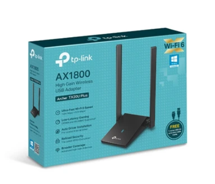 Thiết bị thu phát vô tuyến, TP-Link, 2.4GHz/5GHz, Archer TX20U Plus