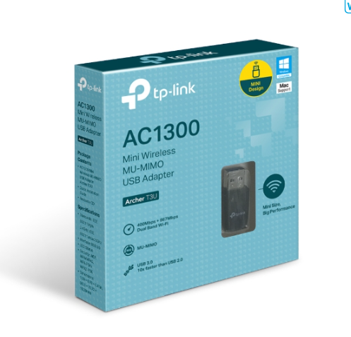 Thiết bị truyền dữ liệu băng rộng hoạt động trong băng tần 2,4 GHz và truy cập vô tuyến băng tần 5 GHz, Archer T3U, hiệu TP-LINK