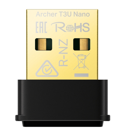 Thiết bị thu phát vô tuyến băng tần 2.4/5 GHz, hiệu TP-LINK, Archer T3u Nano