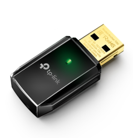 Thiết bị thu phát vô tuyến, TP-Link, 2.4GHz/5GHz, Archer T2U