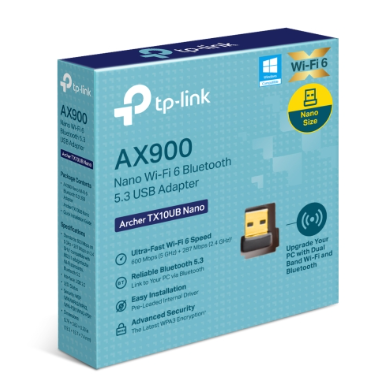 USB Wifi 6 Tp-Link AX900 Archer TX10UB Nano