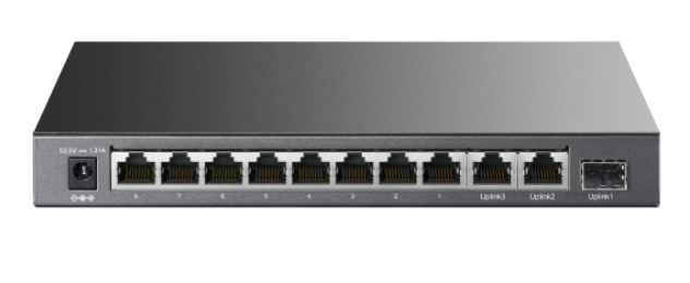 Switch 11 Cổng TP-Link TL-SL1311P | 8 Cổng PoE+, Công Suất 65W