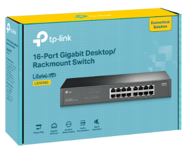 Switch TP-Link LS1016G (Gigabit 1000Mbps/ 16 Cổng/ Vỏ kim loại)