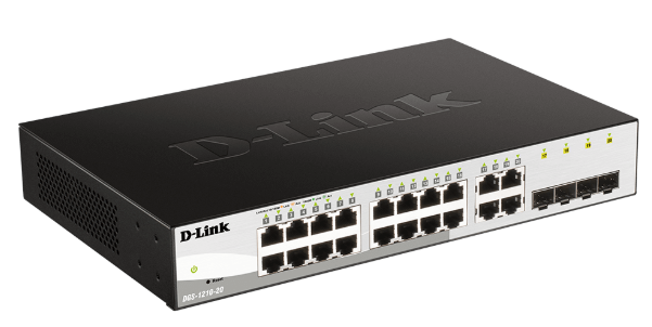 Bộ chuyển mạch D-Link Gigabit thông minh 20 cổng DGS-1210-20