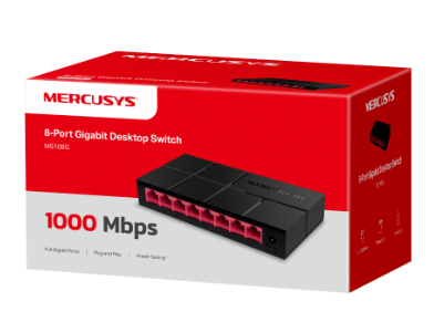 Switch Để Bàn 8 cổng 10/100/1000Mbps MERCUSYS MS108G