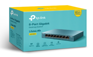 Switch Để Bàn 8 Cổng TP-Link LS108G Tốc độ 10/100/1000