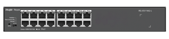 Switch Để Bàn 16 Cổng Gigabit Ruijie Reyee RG-ES116G