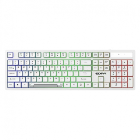 Bàn Phím Văn Phòng Cao Cấp EDRA EK506 Đen/Trắng/Hồng