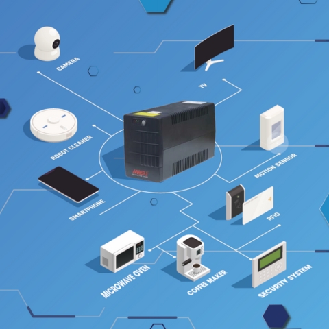 Bộ Lưu Điện Offline Masu MS – 1200VA 1200VA/600W